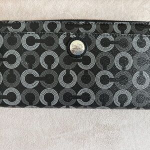 Coach Black and Gray Wallet
